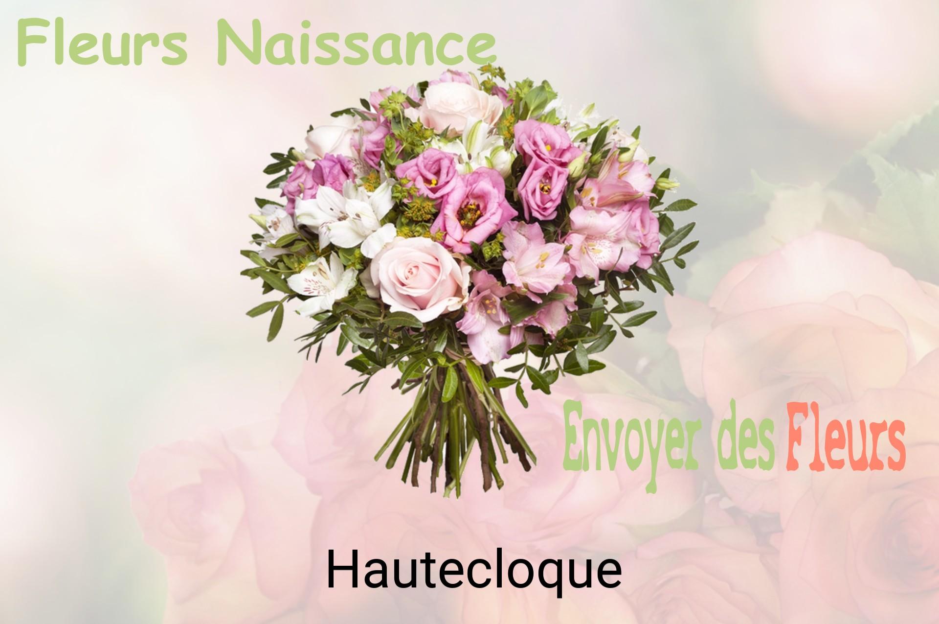 Bouquet de fleurs de naissance livré à Hautecloque